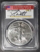 2020-(S)  SILVER EAGLE PCGS MS-70 EMERG ISSUE