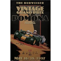 Signed original 1997 Budweiser Vintage Grand Prix
