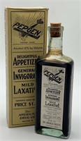 Vintage Pepgen Mild Laxative Bottle, Original Box