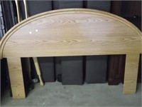 OAK HEADBOARD 57",UPHOLSTERED