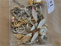 Assortment of Jewelry: Necklaces,Watch,&Rings