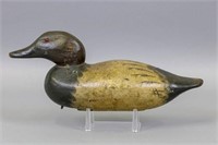 Early Dodge Decoy Factory Canvasback Drake Duck