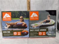 2 NEW Deluxe River TUbe & Lounge