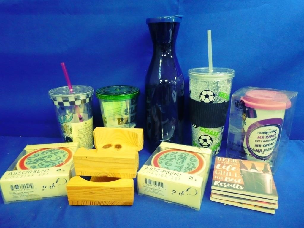 Insulated Cups, Coasters & Holders