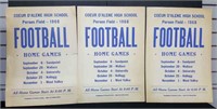 1968 CDA High Football Posters
