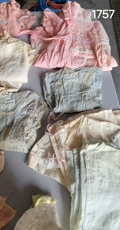 Vintage Baby Clothes, Bonnets, Shoes
