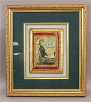 French Double Framed Print Touluse Lautrec
