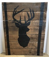 Rustic deer wall art