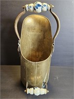 Antique Brass Coal/Ash Scuttle Bucket