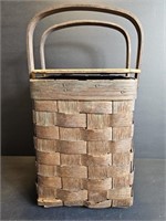 Antique Split Wood Woven Basket