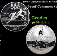 Proof 1995-P Olympics Track & Field Modern Commem