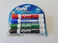 4 Expo dry erase markers