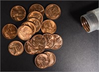 1937 BU LINCOLN CENT ROLL