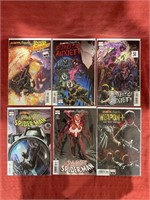 6 bagged and backed comics