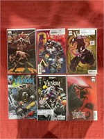 6 bagged and backed comics