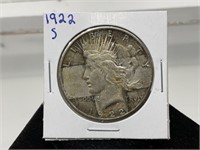 1922-S Silver Peace Dollar