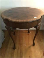 Outstanding Crossband Inlaid Walnut Table