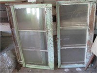 MIsc lot of wooden windows