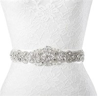 Exquisite Rhinestone Bridal Sash