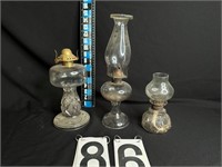 3 Oil lamps