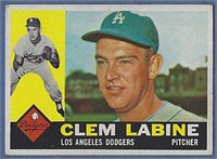 1960 Topps #29 Clem Labine Los Angeles Dodgers