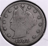 1902 V NICKEL VG