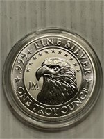 JM Bullion Eagle 1oz Silver Round