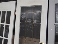 3 GLASS PANEL DOORS SOME DAMAGE