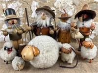 German Shepherds and Sheep
