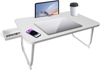 Folding Lap Table, White