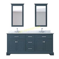 73" Vanity Grey- See Description