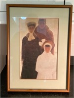 SMALL FRAMED PRINT OF A FAMILY