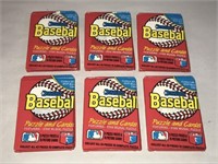 1988 Donruss Baseball Cards LOT of 6 Unopened Pack