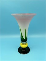Beautiful Art Glass 10" Vase