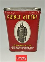 Prince Albert Crimp Cut Adv Tin Empty