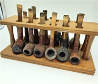 Pipe Stand and 12 Pipes