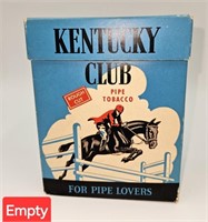 Kentucky Club Rough Cut Pipe Tobacco Advertising