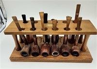 Pipe Stand and 10 Pipes