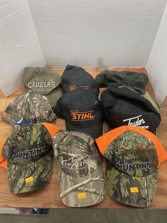 Hunting and stihl hats