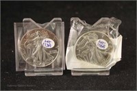 (2) American Eagle Silver Dollar: