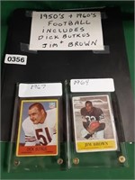 Assorted 1950's & 1960's Football Cards