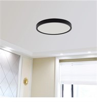 Project Source Black LED Flush Mount Light