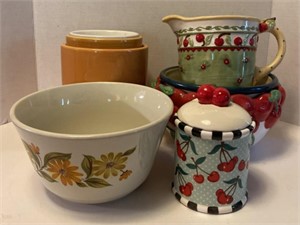 Ceramic Kitchenware incl. Capri Stoneware Bowl
