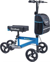 BlessReach Knee Scooter  Adult  Blue