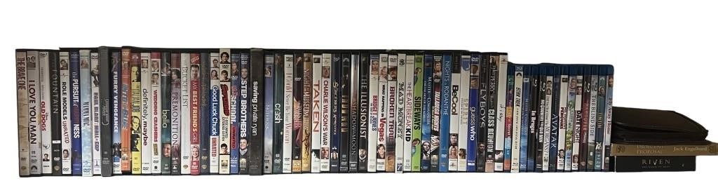 A Collection of DVDs & Blu-ray’s