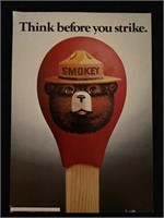 1980’s Think Before You Strike Poster