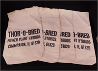 4 Thor-O-Bred Champaign Illinois seed bags,