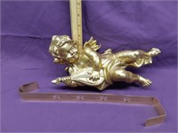 Cherub Christmas Tree Ornament and Door Hook