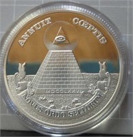 Annuit coeptis challenge coin