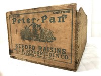 Peter pan raisins crate